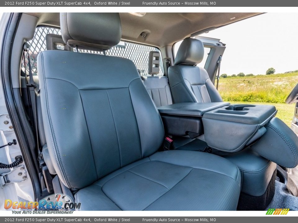 2012 Ford F250 Super Duty XLT SuperCab 4x4 Oxford White / Steel Photo #36