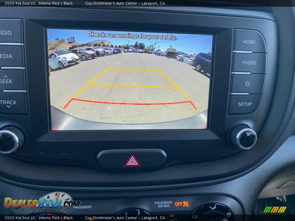 2020 Kia Soul LX Inferno Red / Black Photo #17