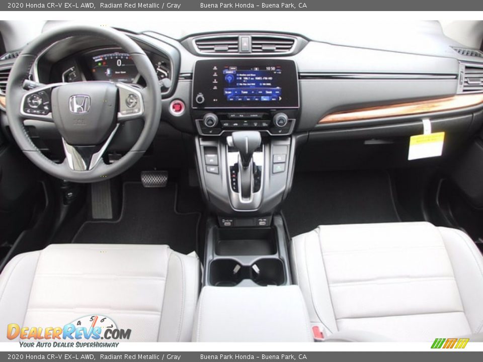 Gray Interior - 2020 Honda CR-V EX-L AWD Photo #12