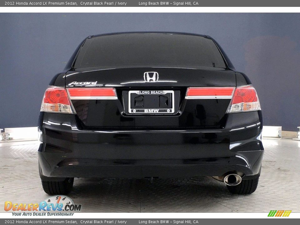 2012 Honda Accord LX Premium Sedan Crystal Black Pearl / Ivory Photo #3