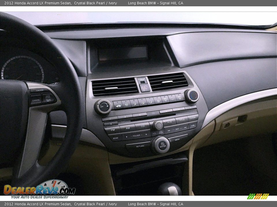 2012 Honda Accord LX Premium Sedan Crystal Black Pearl / Ivory Photo #5
