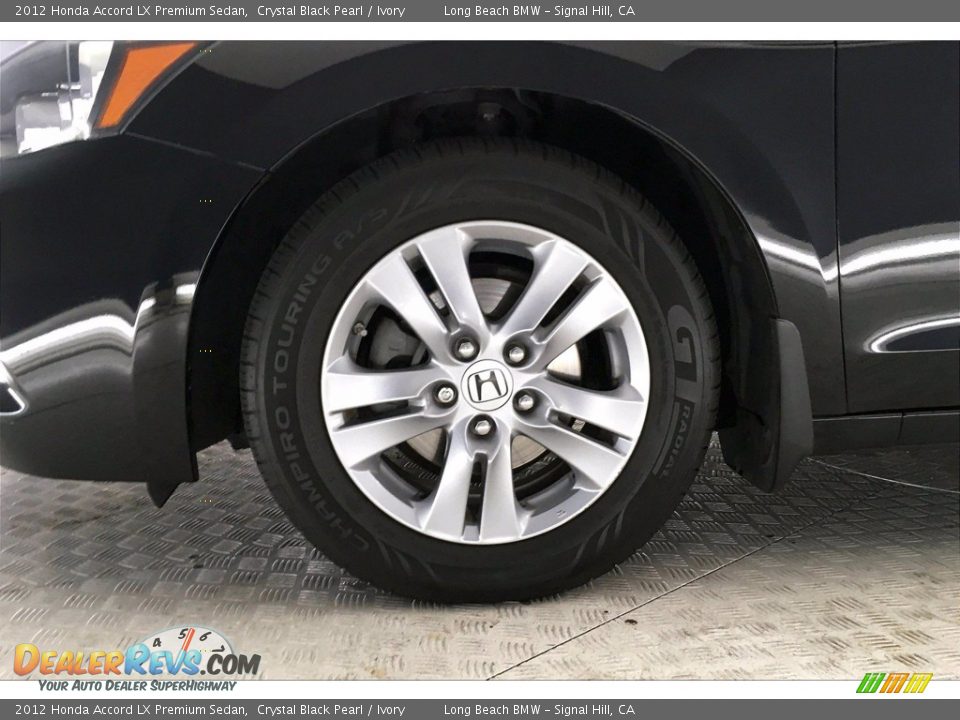 2012 Honda Accord LX Premium Sedan Crystal Black Pearl / Ivory Photo #8