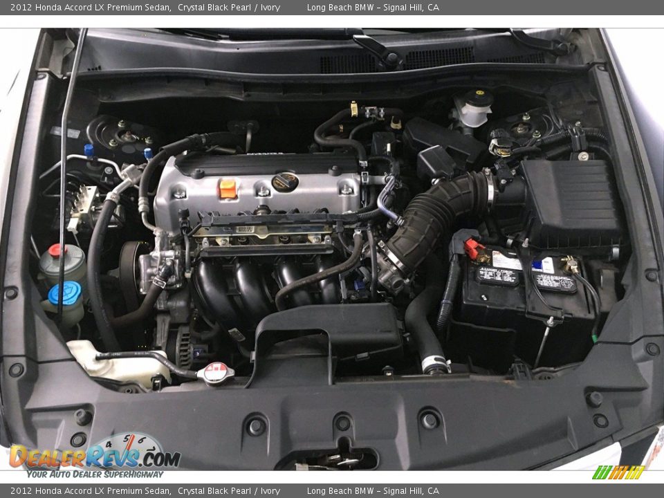 2012 Honda Accord LX Premium Sedan Crystal Black Pearl / Ivory Photo #9