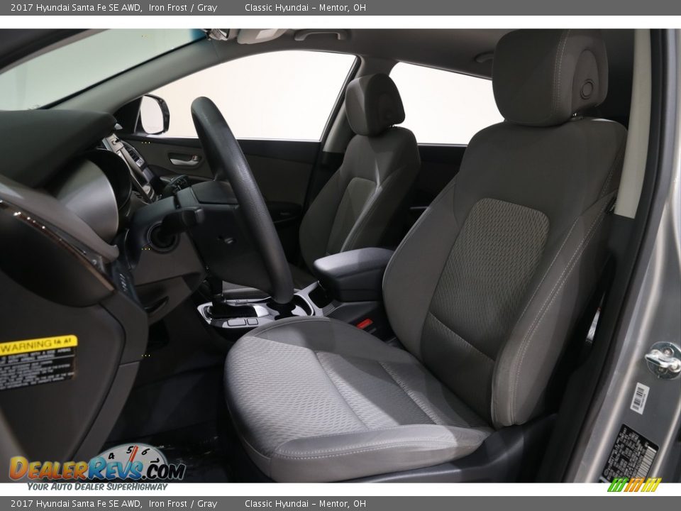 2017 Hyundai Santa Fe SE AWD Iron Frost / Gray Photo #5