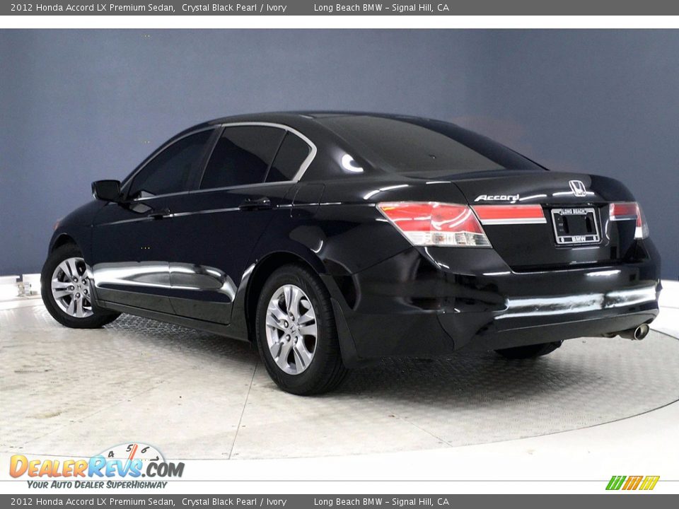 2012 Honda Accord LX Premium Sedan Crystal Black Pearl / Ivory Photo #10