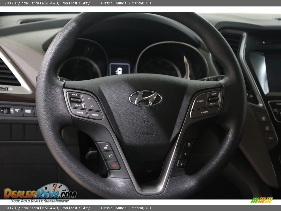2017 Hyundai Santa Fe SE AWD Iron Frost / Gray Photo #6