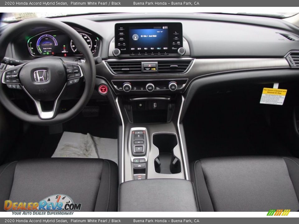 2020 Honda Accord Hybrid Sedan Platinum White Pearl / Black Photo #11