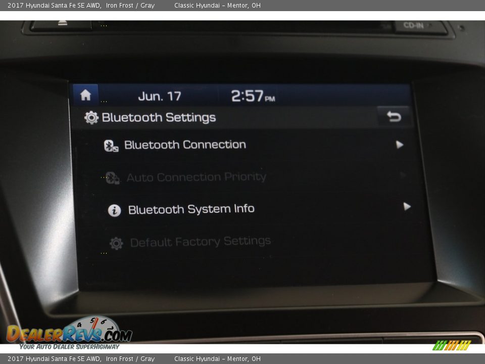 2017 Hyundai Santa Fe SE AWD Iron Frost / Gray Photo #10