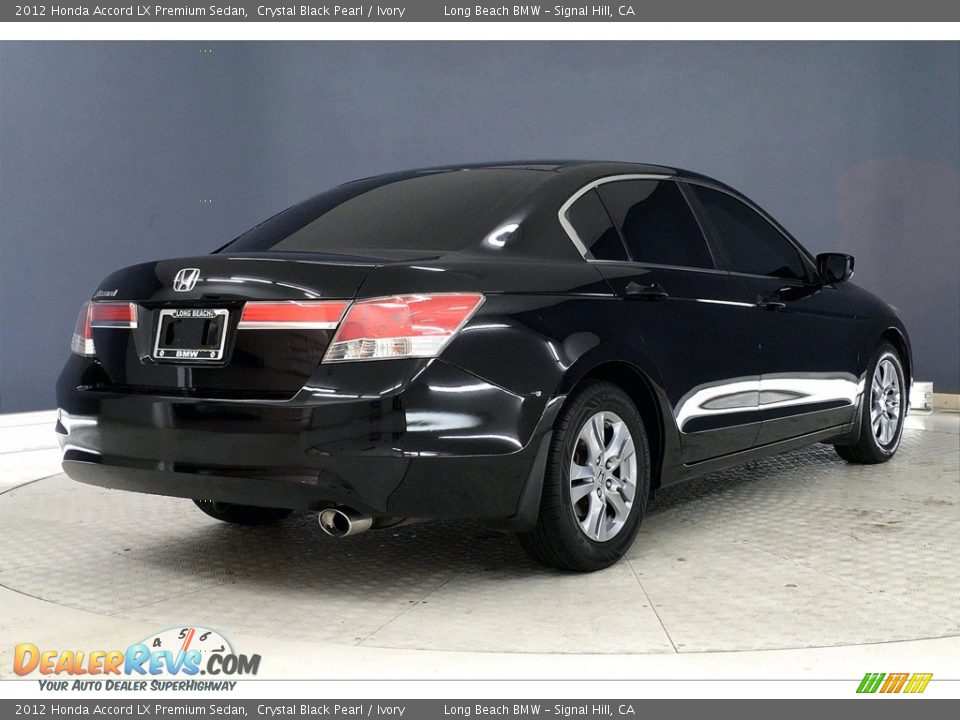 2012 Honda Accord LX Premium Sedan Crystal Black Pearl / Ivory Photo #13