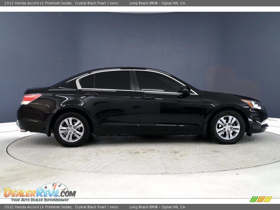 2012 Honda Accord LX Premium Sedan Crystal Black Pearl / Ivory Photo #14