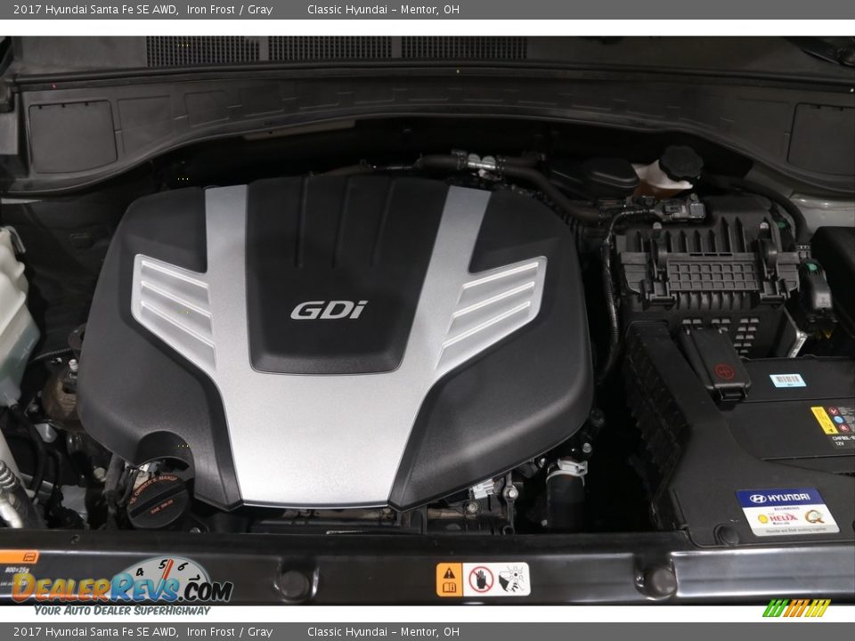 2017 Hyundai Santa Fe SE AWD Iron Frost / Gray Photo #18