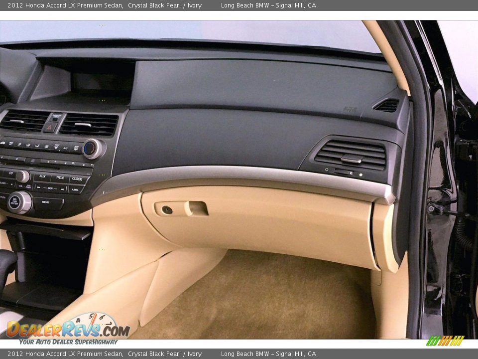 2012 Honda Accord LX Premium Sedan Crystal Black Pearl / Ivory Photo #22