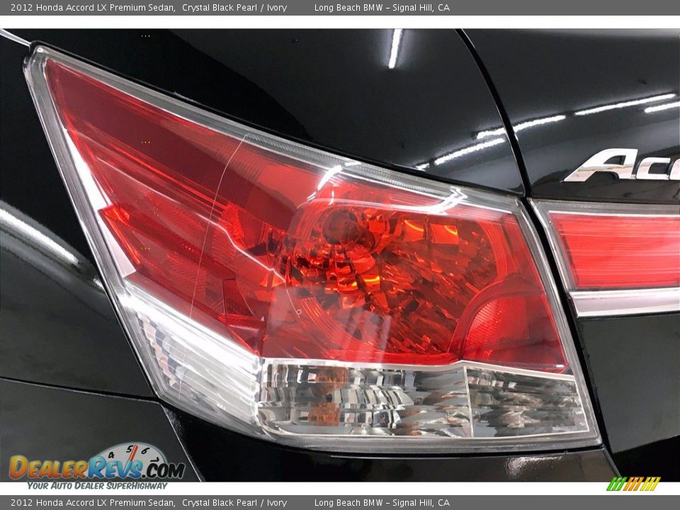 2012 Honda Accord LX Premium Sedan Crystal Black Pearl / Ivory Photo #27