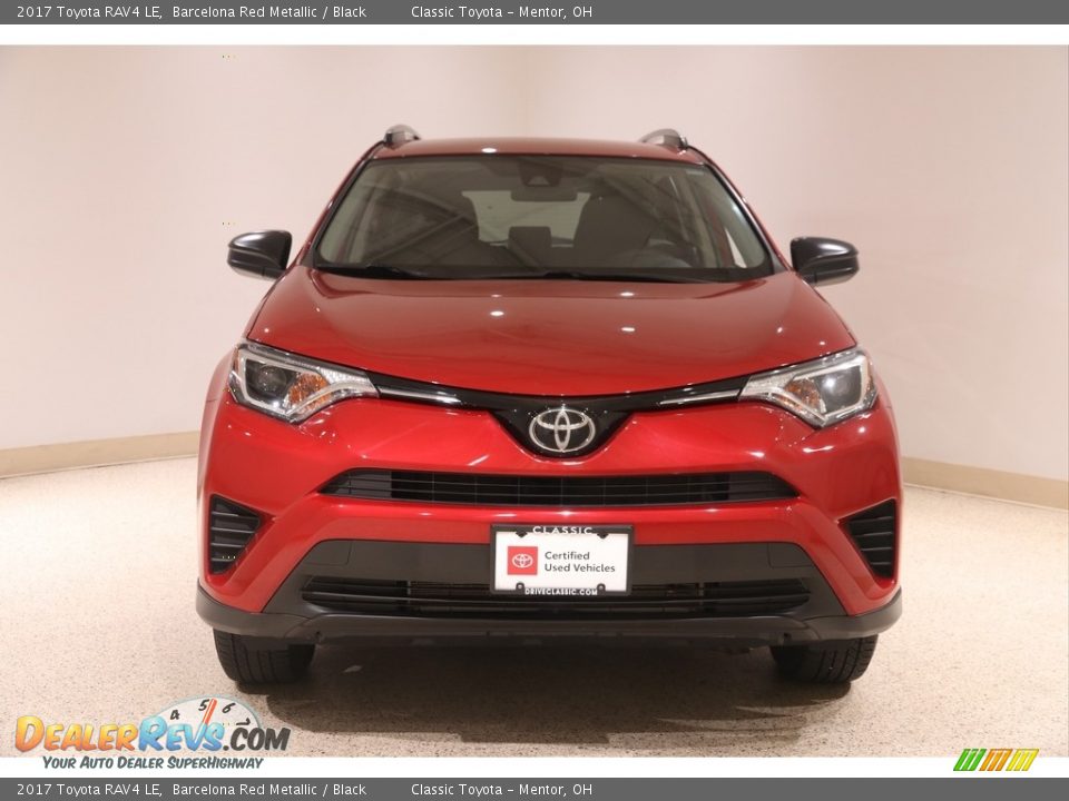 2017 Toyota RAV4 LE Barcelona Red Metallic / Black Photo #2