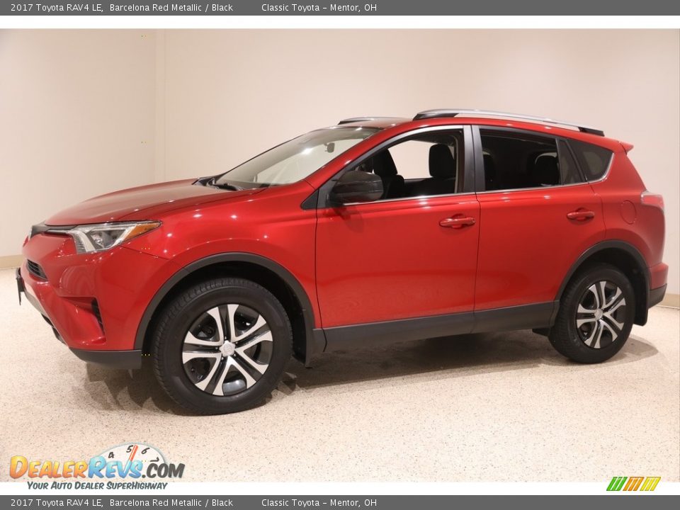 2017 Toyota RAV4 LE Barcelona Red Metallic / Black Photo #3