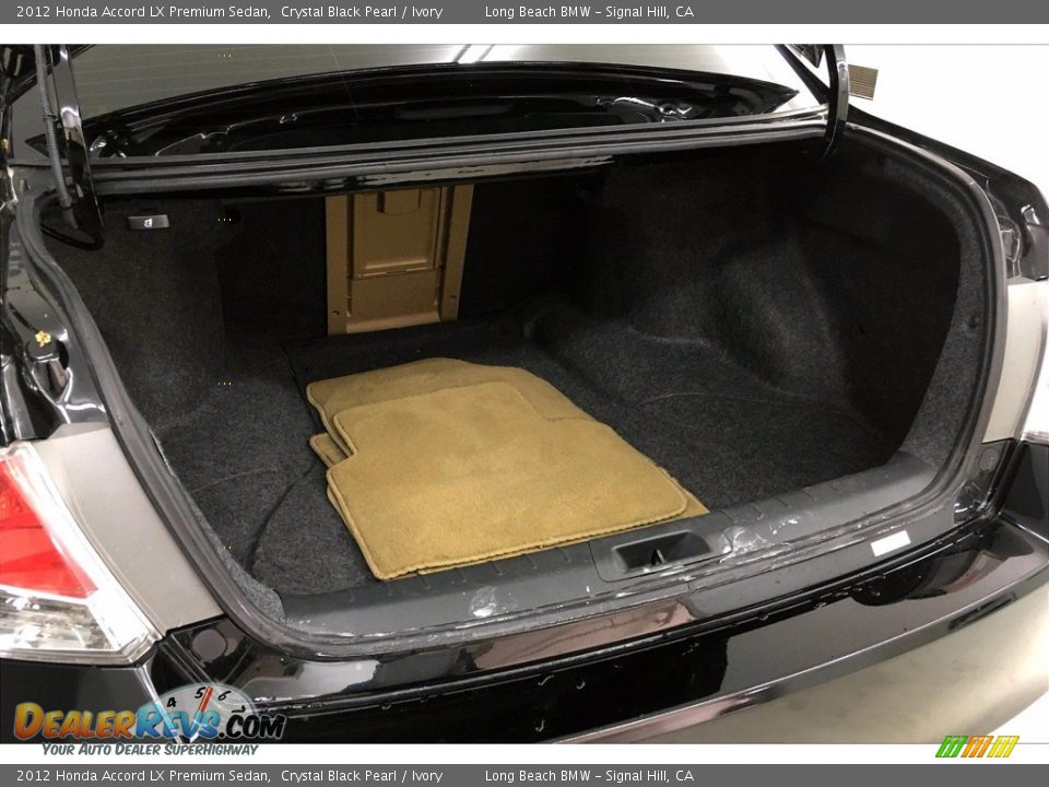 2012 Honda Accord LX Premium Sedan Crystal Black Pearl / Ivory Photo #31