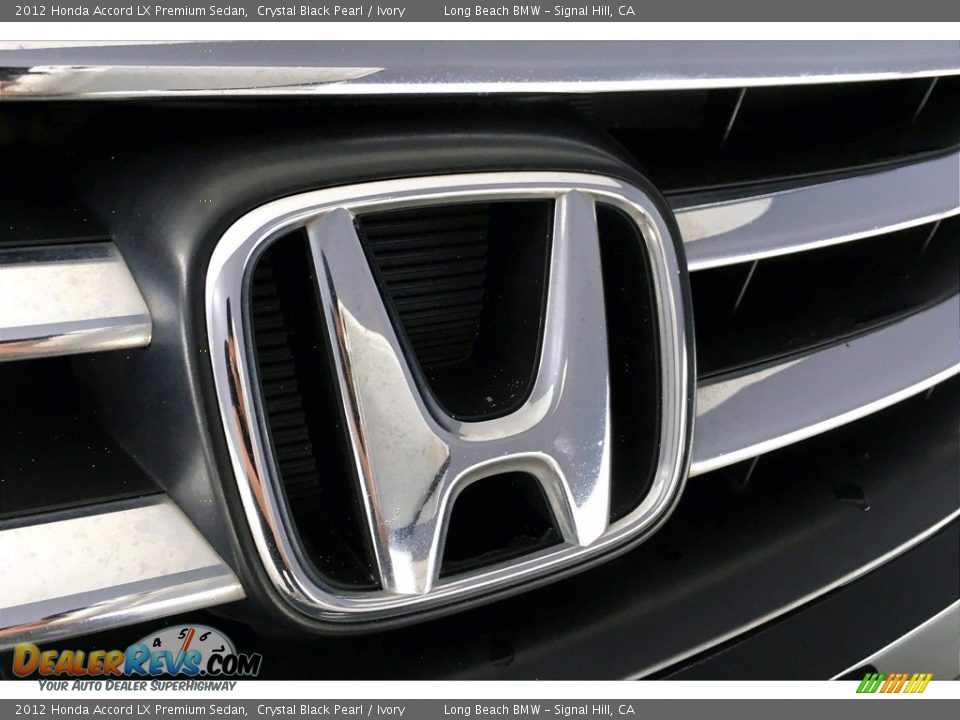 2012 Honda Accord LX Premium Sedan Crystal Black Pearl / Ivory Photo #32