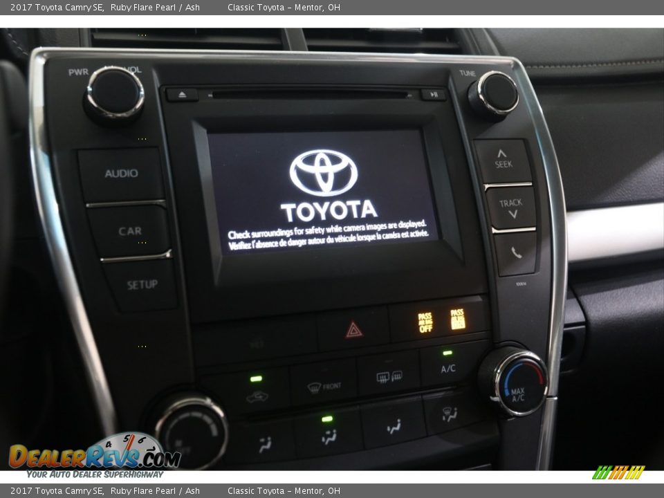 2017 Toyota Camry SE Ruby Flare Pearl / Ash Photo #9