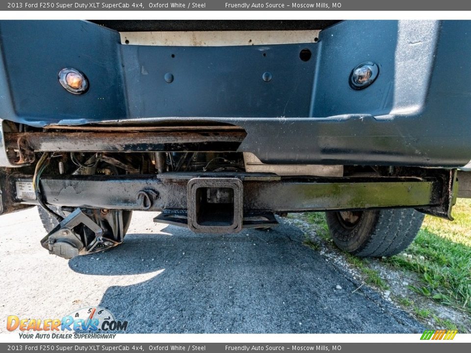 2013 Ford F250 Super Duty XLT SuperCab 4x4 Oxford White / Steel Photo #14