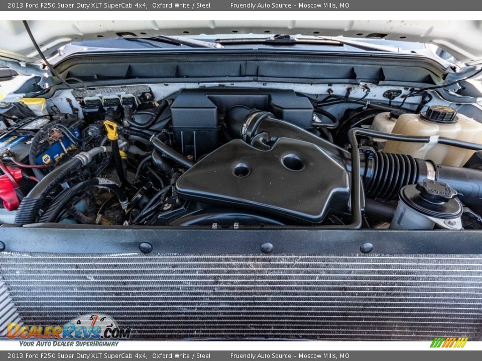 2013 Ford F250 Super Duty XLT SuperCab 4x4 Oxford White / Steel Photo #17