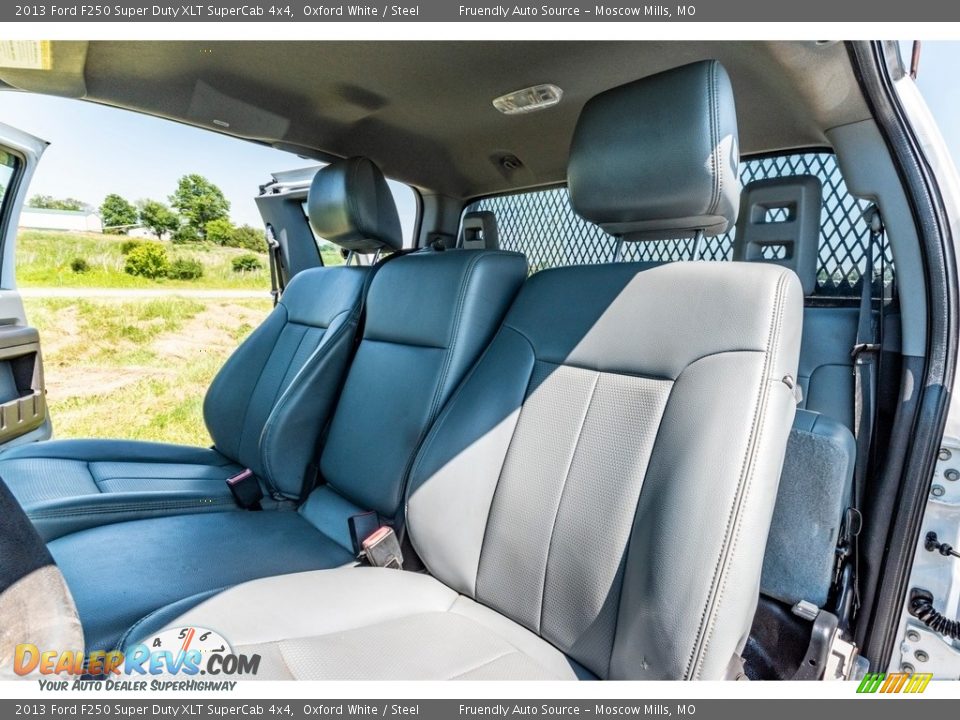 2013 Ford F250 Super Duty XLT SuperCab 4x4 Oxford White / Steel Photo #18