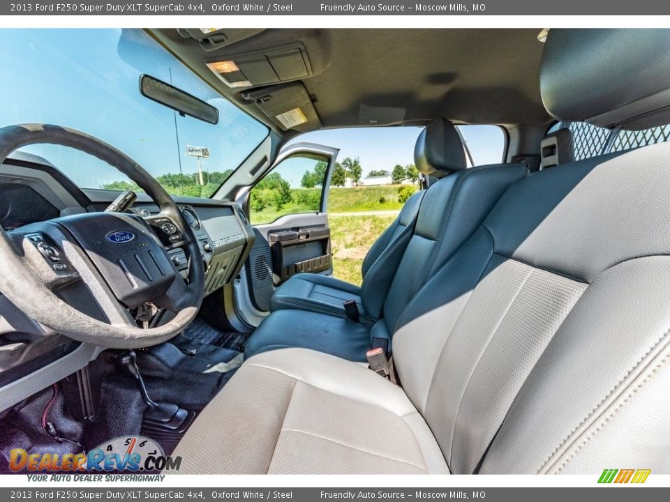 2013 Ford F250 Super Duty XLT SuperCab 4x4 Oxford White / Steel Photo #19