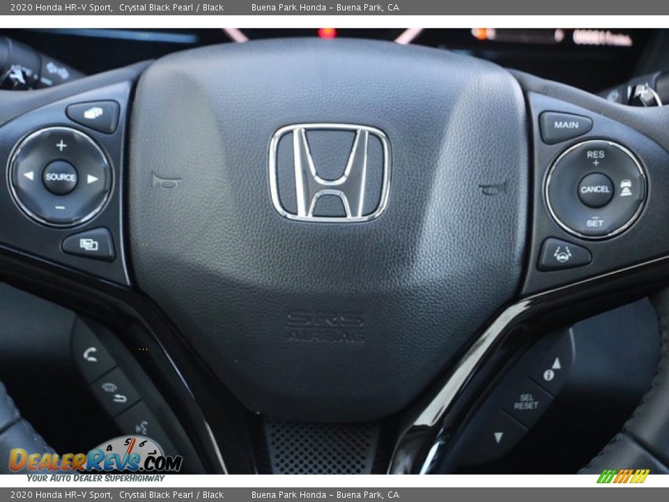2020 Honda HR-V Sport Crystal Black Pearl / Black Photo #16