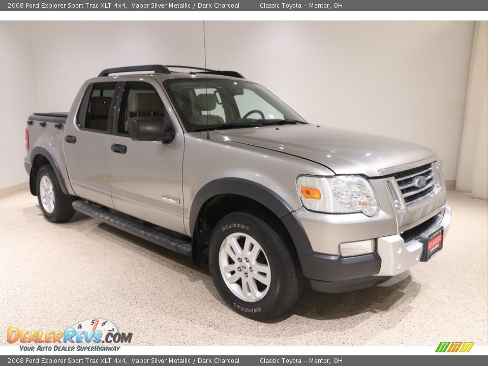 2008 Ford Explorer Sport Trac XLT 4x4 Vapor Silver Metallic / Dark Charcoal Photo #1