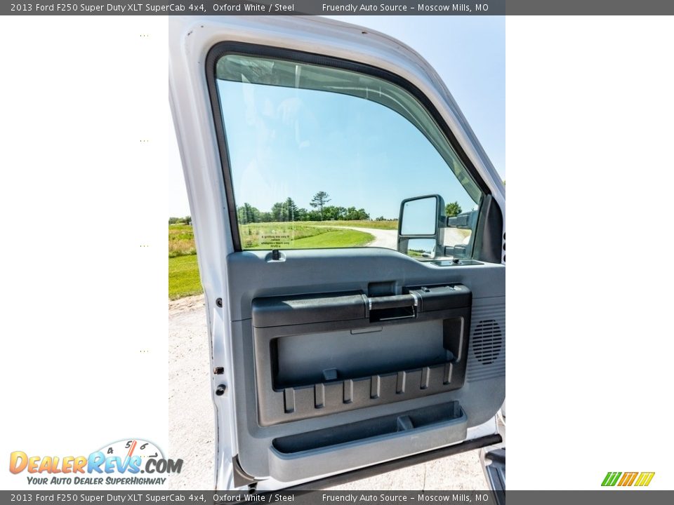 2013 Ford F250 Super Duty XLT SuperCab 4x4 Oxford White / Steel Photo #21
