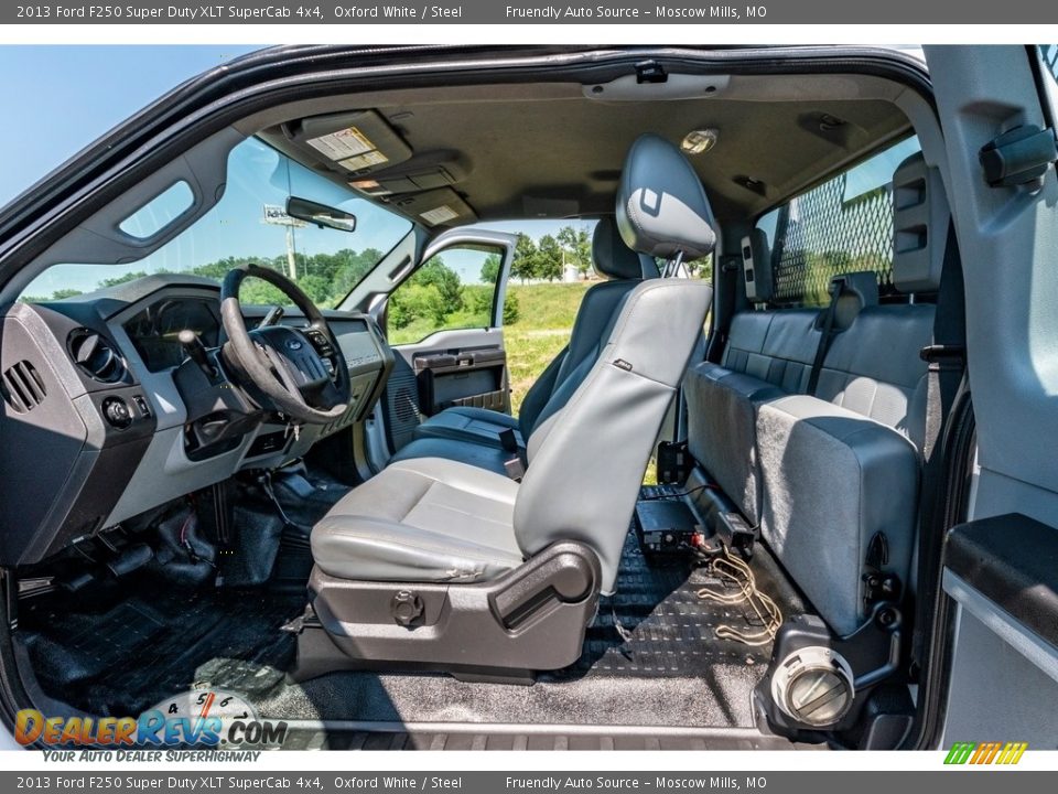 2013 Ford F250 Super Duty XLT SuperCab 4x4 Oxford White / Steel Photo #22