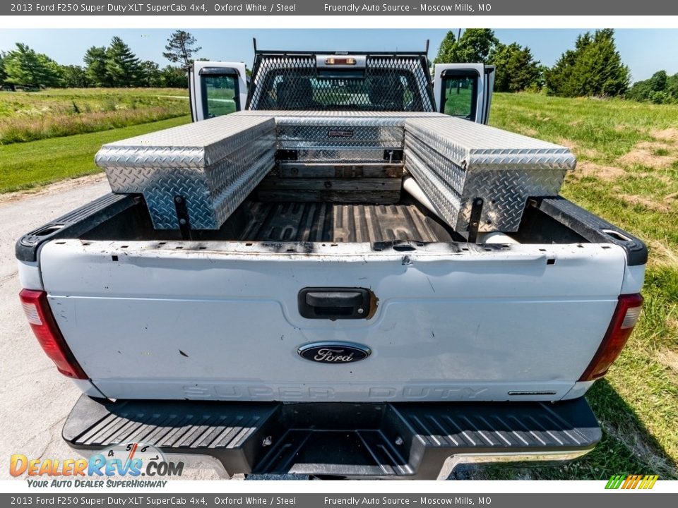 2013 Ford F250 Super Duty XLT SuperCab 4x4 Oxford White / Steel Photo #28