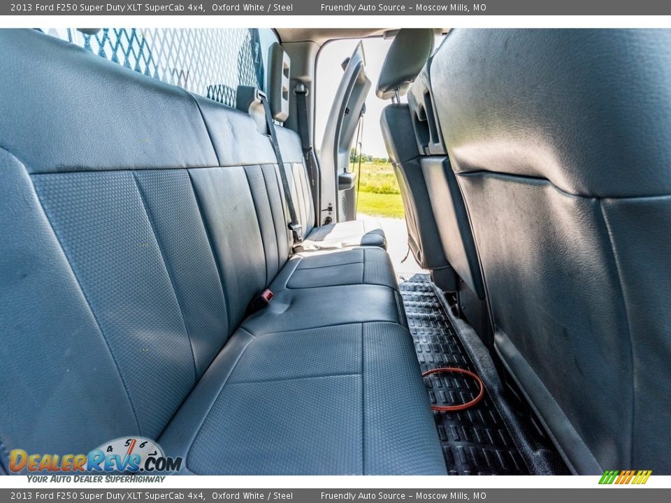 2013 Ford F250 Super Duty XLT SuperCab 4x4 Oxford White / Steel Photo #31