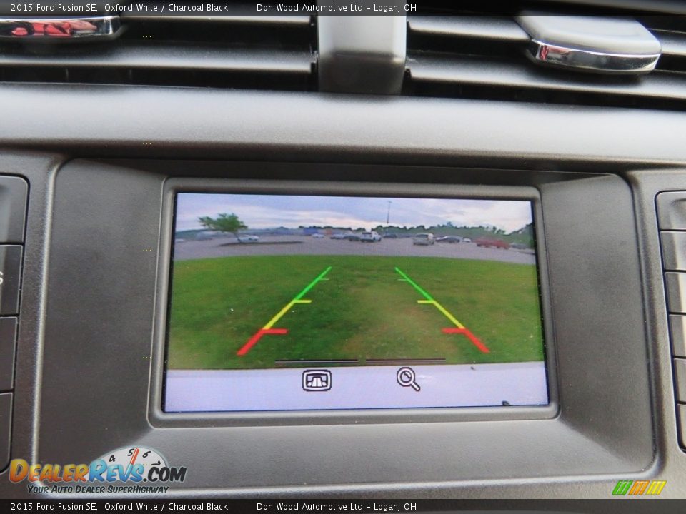 2015 Ford Fusion SE Oxford White / Charcoal Black Photo #2