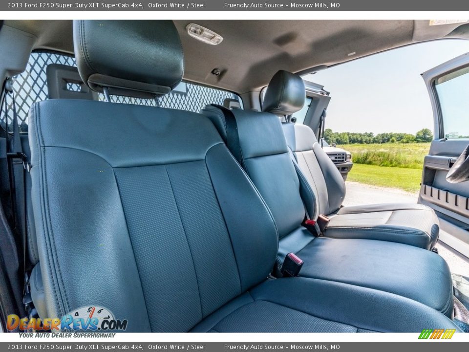 2013 Ford F250 Super Duty XLT SuperCab 4x4 Oxford White / Steel Photo #36