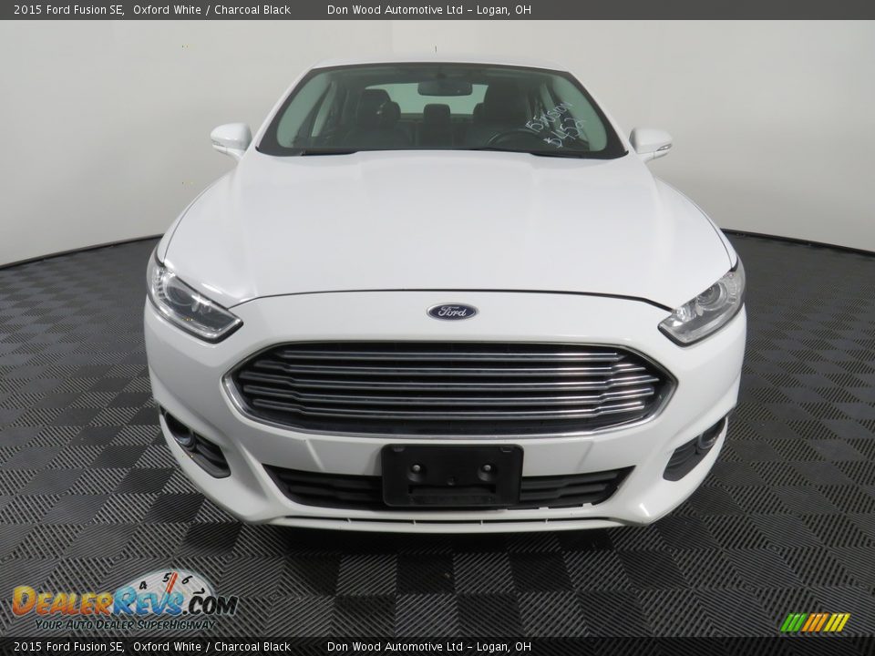 2015 Ford Fusion SE Oxford White / Charcoal Black Photo #5