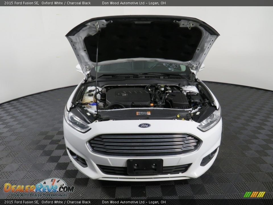 2015 Ford Fusion SE Oxford White / Charcoal Black Photo #6