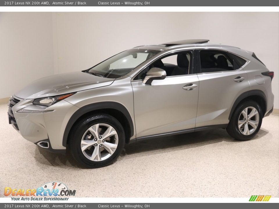 2017 Lexus NX 200t AWD Atomic Silver / Black Photo #3