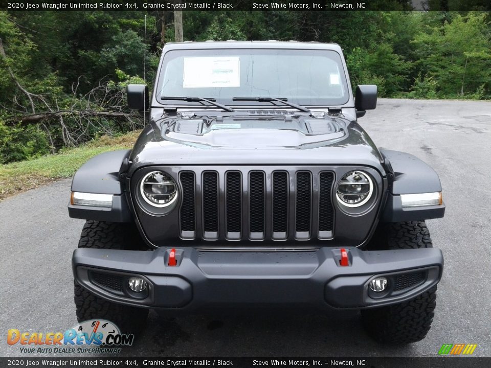 2020 Jeep Wrangler Unlimited Rubicon 4x4 Granite Crystal Metallic / Black Photo #3