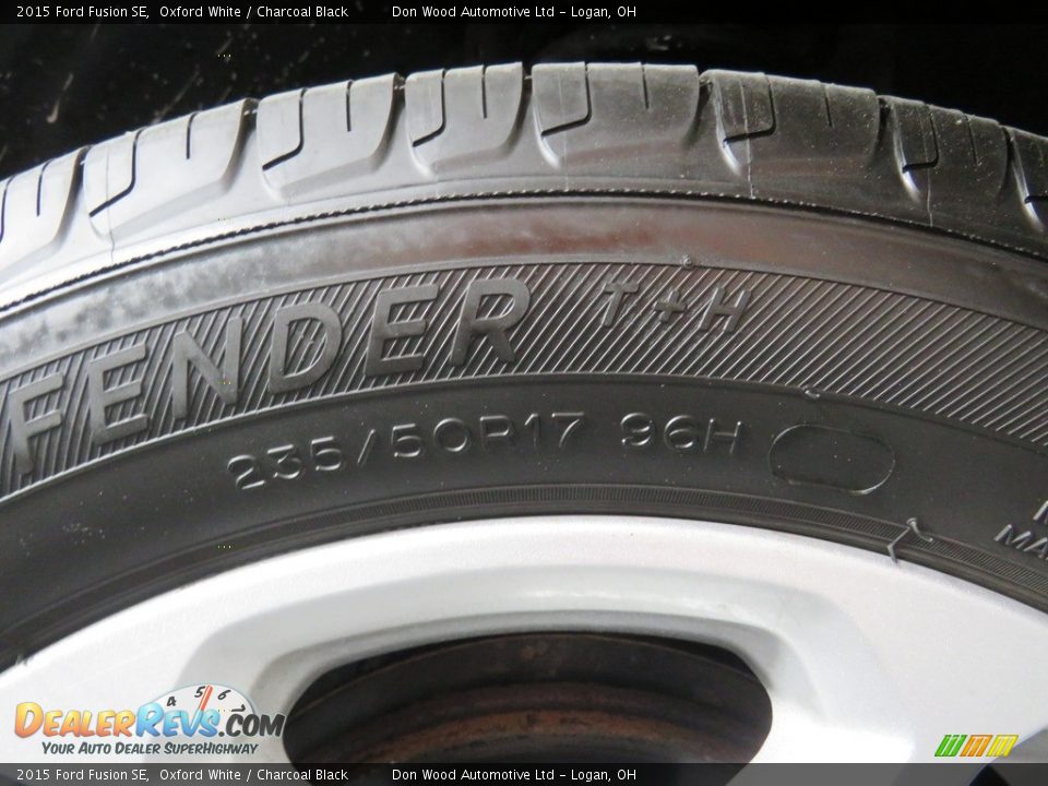 2015 Ford Fusion SE Oxford White / Charcoal Black Photo #12