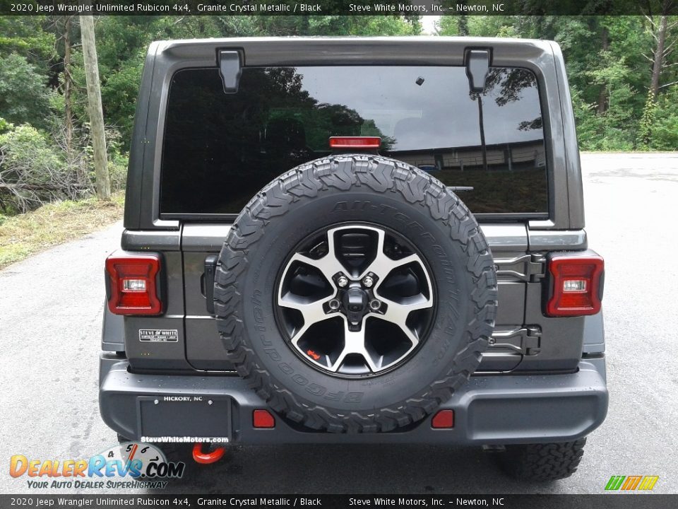 2020 Jeep Wrangler Unlimited Rubicon 4x4 Granite Crystal Metallic / Black Photo #7