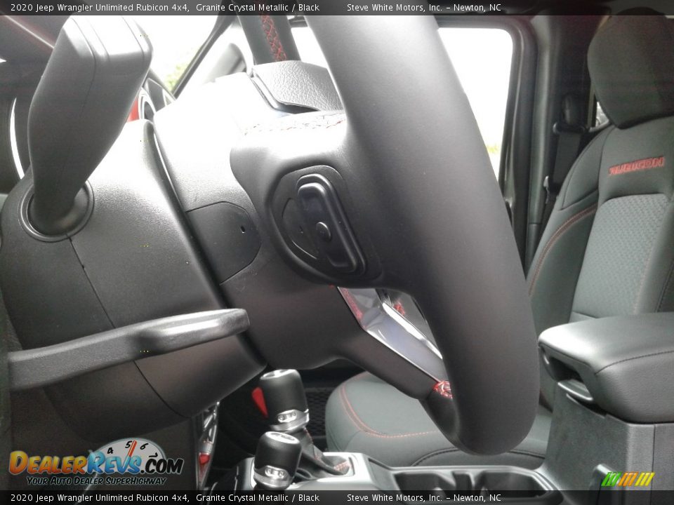 2020 Jeep Wrangler Unlimited Rubicon 4x4 Granite Crystal Metallic / Black Photo #12
