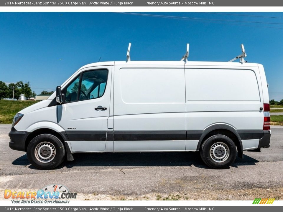 2014 Mercedes-Benz Sprinter 2500 Cargo Van Arctic White / Tunja Black Photo #7