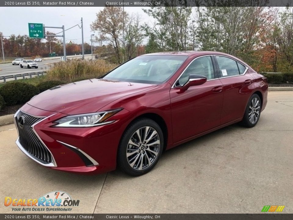 2020 Lexus ES 350 Matador Red Mica / Chateau Photo #1