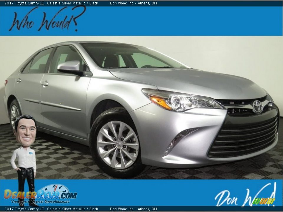 2017 Toyota Camry LE Celestial Silver Metallic / Black Photo #1