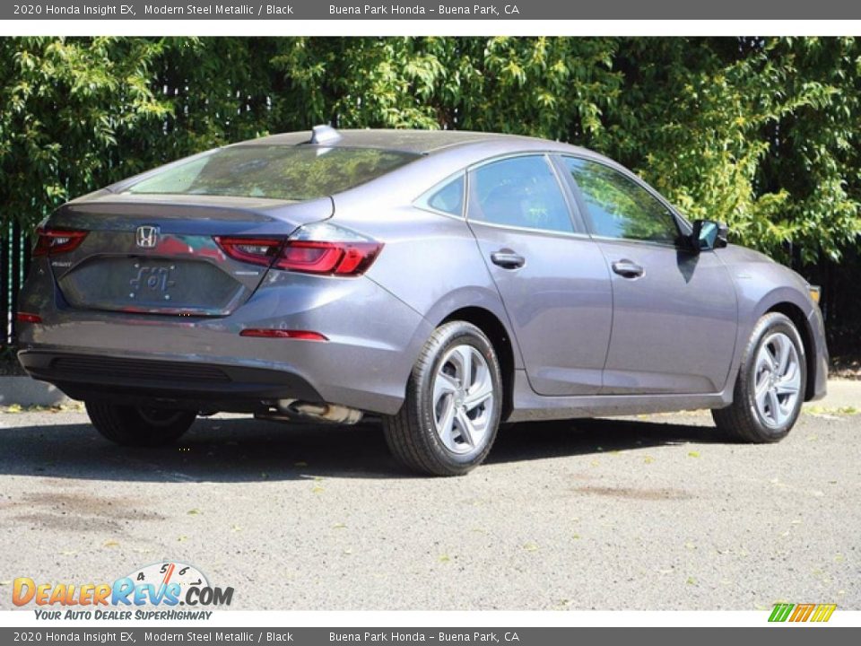 2020 Honda Insight EX Modern Steel Metallic / Black Photo #6