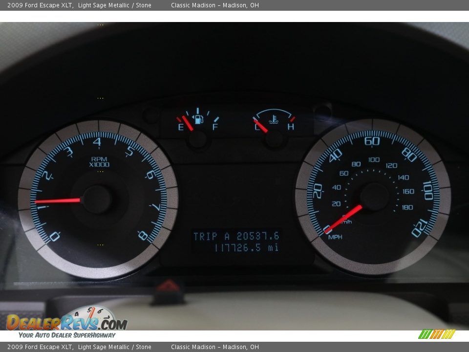 2009 Ford Escape XLT Light Sage Metallic / Stone Photo #7