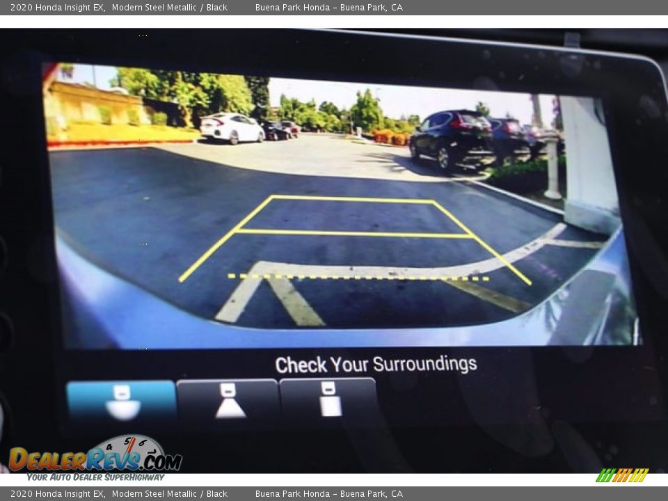 2020 Honda Insight EX Modern Steel Metallic / Black Photo #8