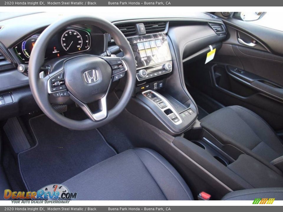 2020 Honda Insight EX Modern Steel Metallic / Black Photo #9