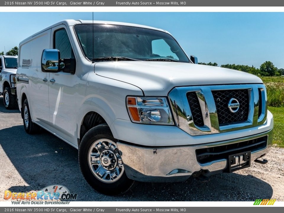 2016 Nissan NV 3500 HD SV Cargo Glacier White / Gray Photo #1