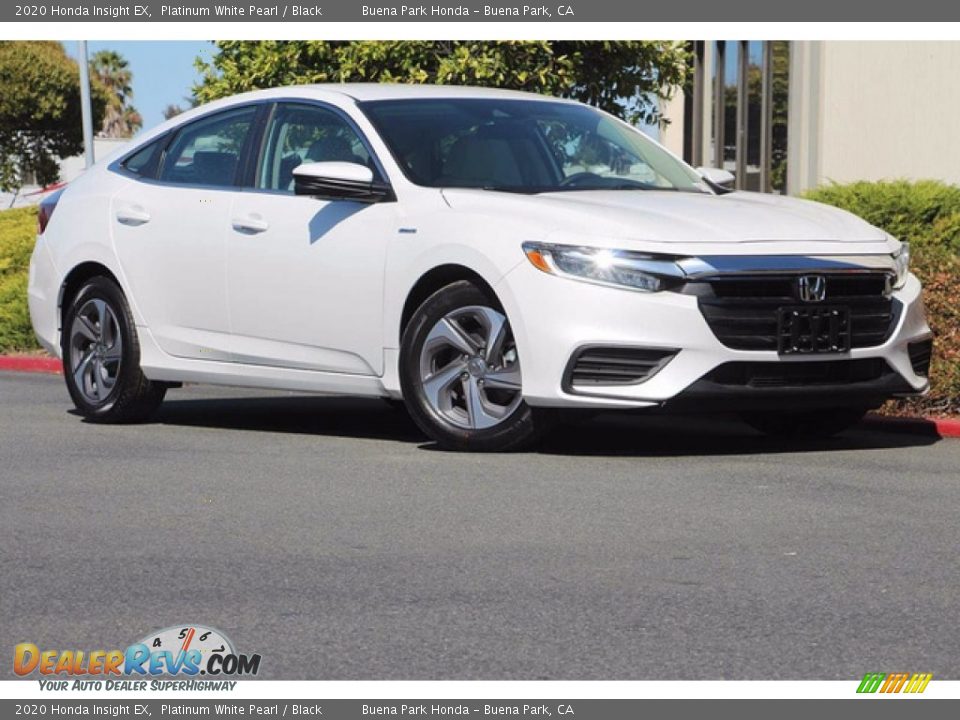 2020 Honda Insight EX Platinum White Pearl / Black Photo #2